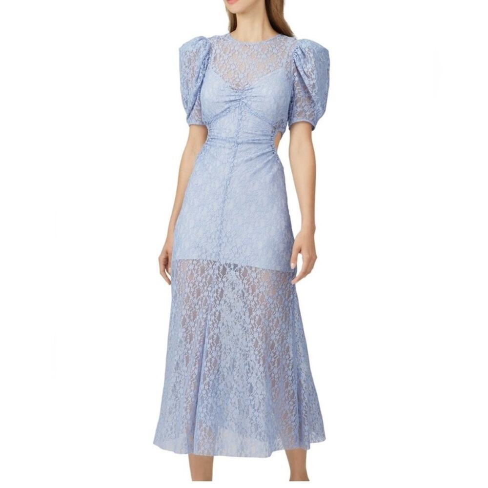 Alice McCall Blue On & On Cutout Maxi Dress Size 0